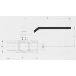 Kogelkraan, 1”, manvrouw - 1218