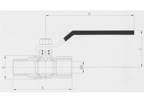 Kogelkraan, 1”, manvrouw - 1218