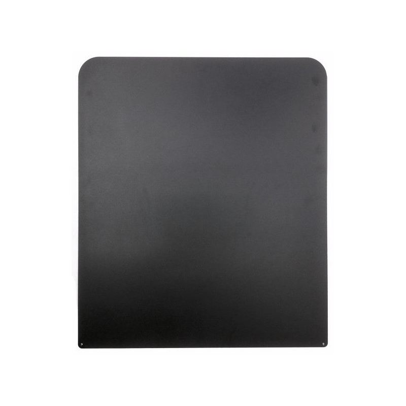 Vloerplaat zwart staal voor kachel, 600x700mm - 1357