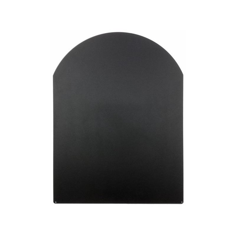 Vloerplaat zwart staal voor kachel, 600x800mm - 1358