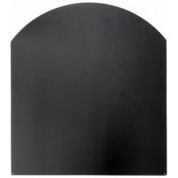 Vloerplaat zwart staal voor kachel, 800x900mm - 1359