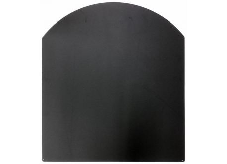Vloerplaat zwart staal voor kachel, 800x900mm - 1359