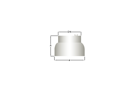 Trekregelaar / trekbegrenzer instelbaar, RVS, diameter Ø250 - 3894