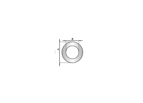 Rozet siliconen zwart, diameter Ø60 - 3928