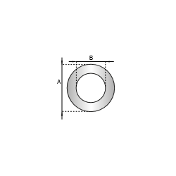 Rozet siliconen wit, diameter Ø100 - 3938