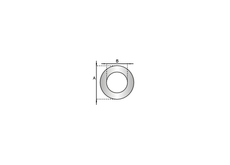 Rozet siliconen wit, diameter Ø100 - 3938