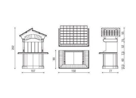 Linea VZ Tuin Barbecue Canarie - 4062