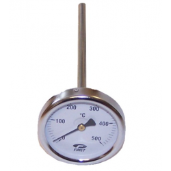 Fimet inbouw thermometer, tot 500°C - 5497