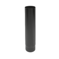 Kachelpijp zwart geëmailleerd staal, diameter Ø140, 1000mm pijp - 6259