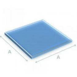 Vloerplaat vierkant 80*80cm glas - 7363