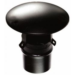 Trekkende regenkap zwart (mannelijk), diameter Ø80mm. - 919