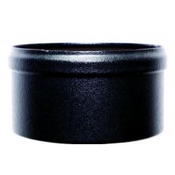Condensatie cap zwart metaal, diameter Ø80mm. - 9841