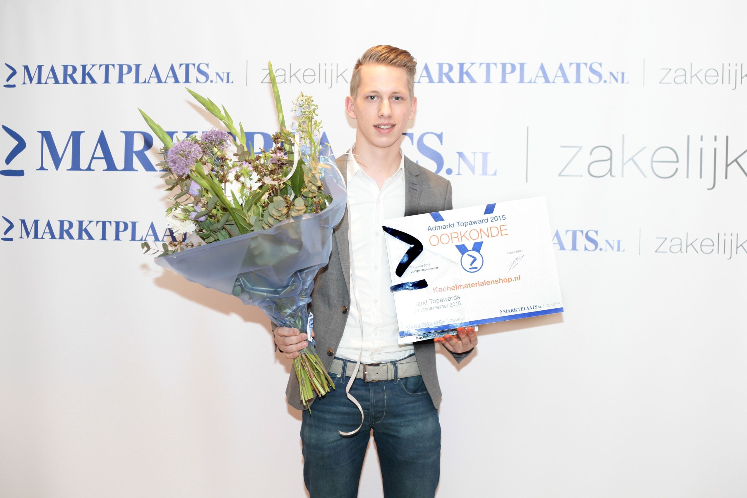 Kachelmaterialenshop.nl winnaar van Admarkt topaward 2015!