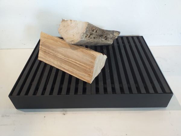 Outlet verzonken bak/stookrooster