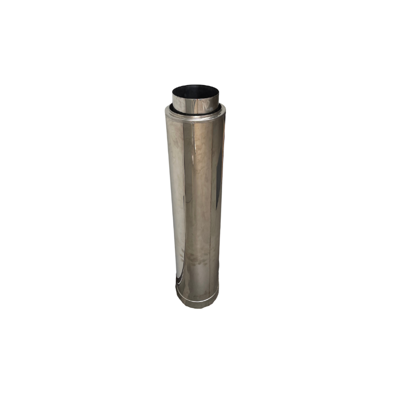 Dubbelwandig rookkanaal rvs diameter 150-200mm 1000mm pijp met nisbus