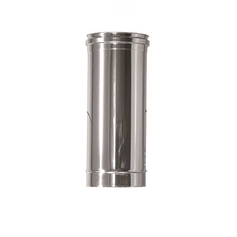 Enkelwandig rookkanaal RVS, diameter Ø230, 500mm pijp