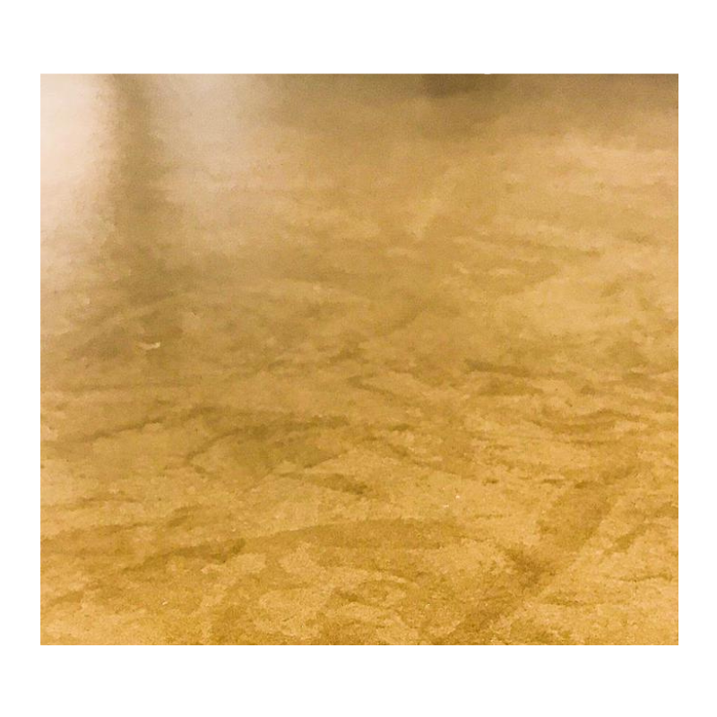 Gepatineerd messing vloerplaat, 600x600mm, 2mm dik