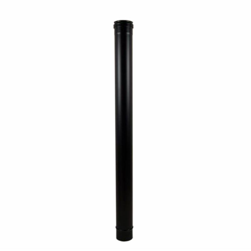 Pelletkachel rookkanaal zwart , diameter Ø80mm, 1000mm pijp