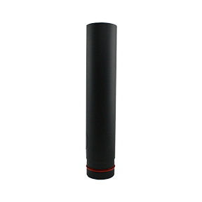 Rookkanaal pellet kachel 100mm staal 500mm pijp met luik