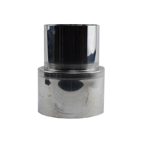 Verloop enkelwandig RVS 316L 149/180 vergrotend recht
