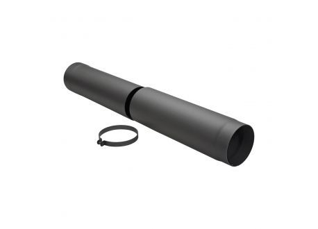 KACHELPIJP DIKWANDIG STAAL, DIAMETER Ø125, (40-80cm) paspijp