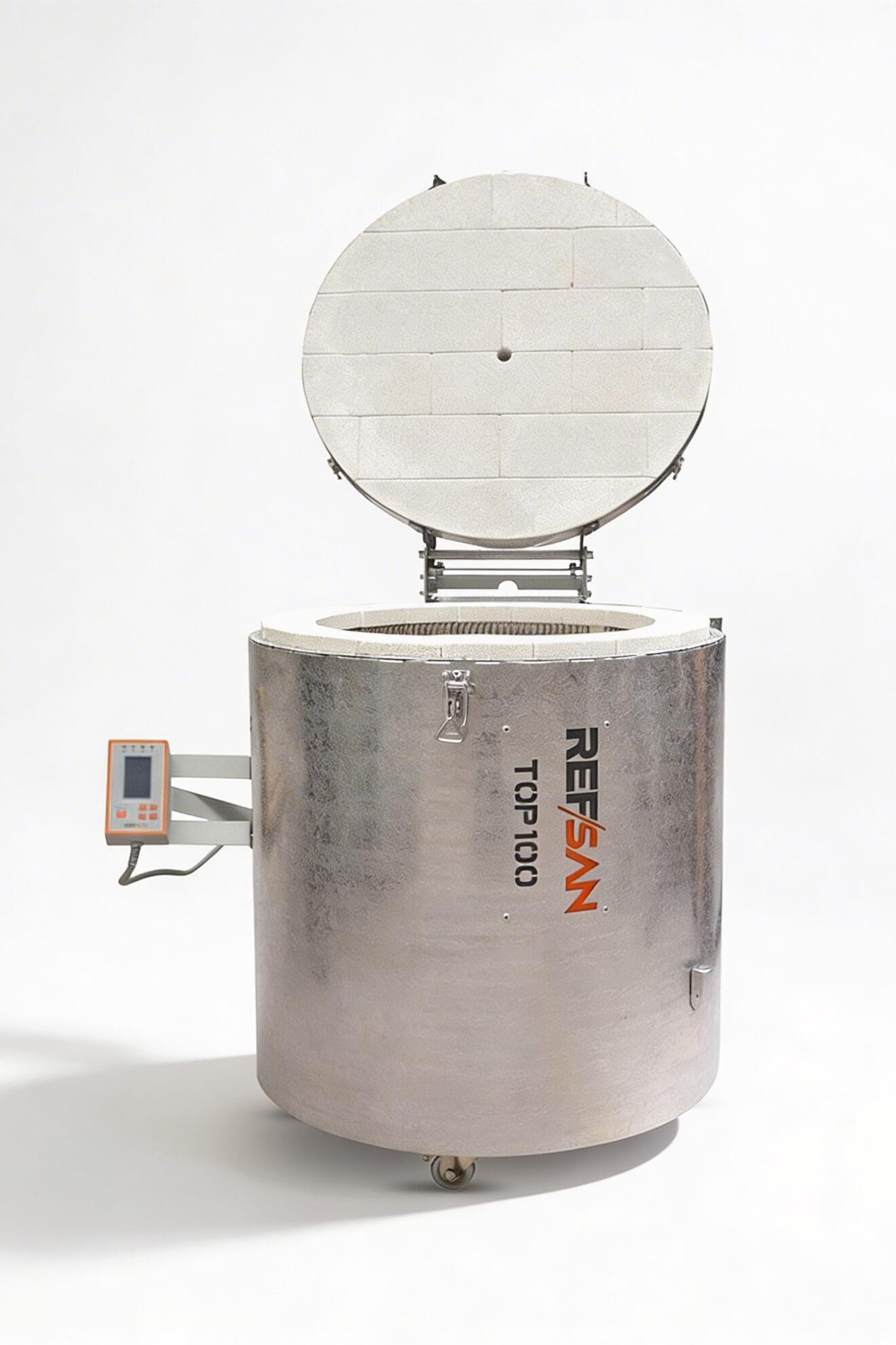 Refsan TOP 100 Bovenlader Keramiekoven 100L, 1320C, 400V