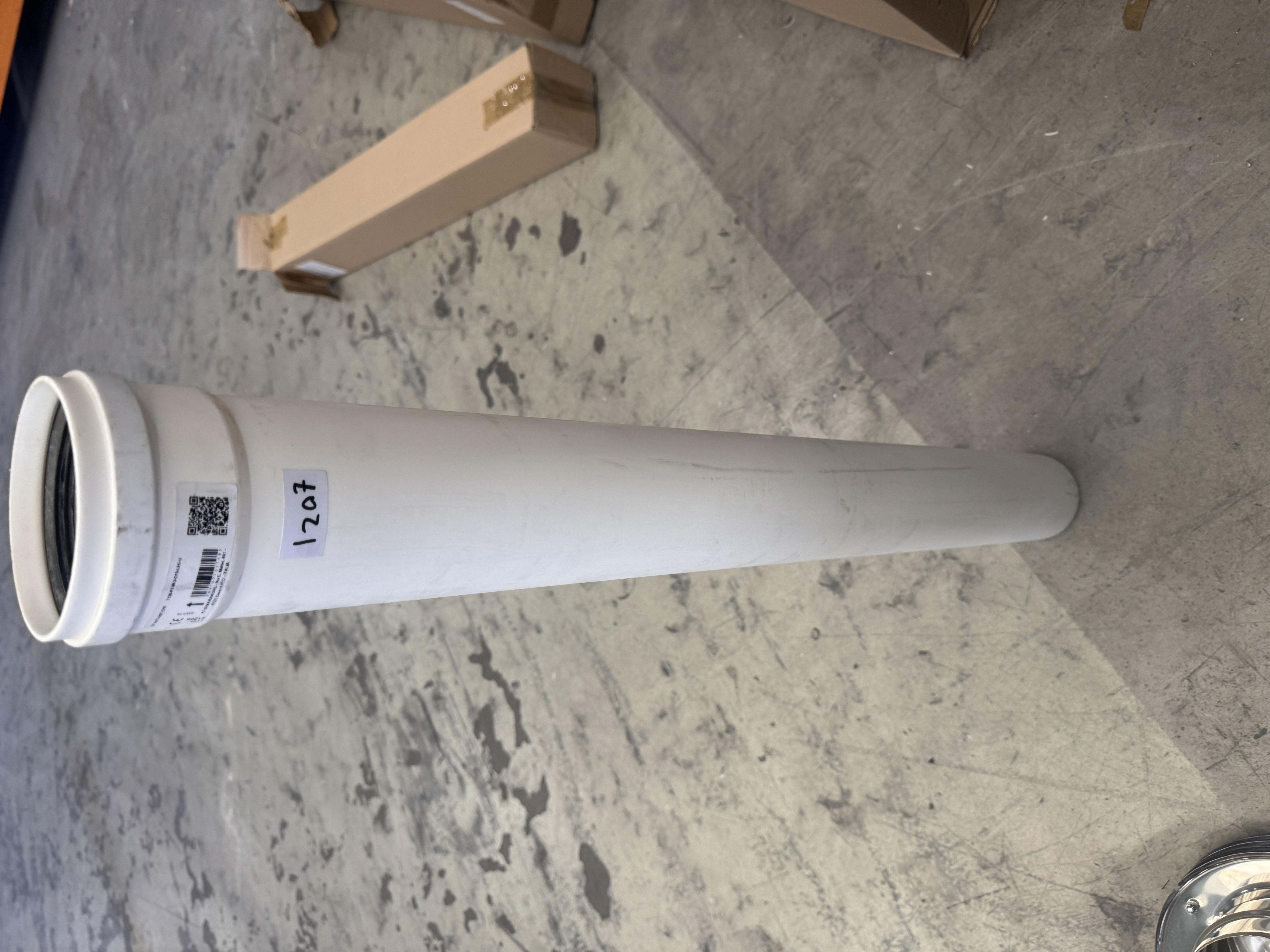 Outlet kunststof rookkanaal ø100 1000mm pijp