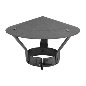 Kachelpijp Gegalvaniseerd 200mm Regenkap