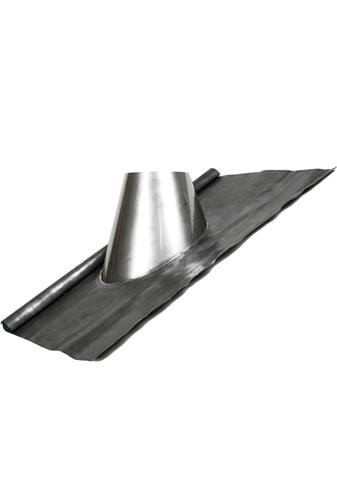 Dakdoorvoer 20° - 45° met loodslab Ø190 mm