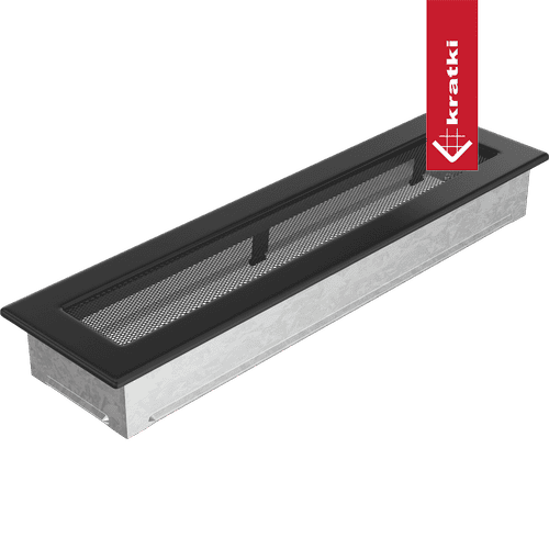 Kratki Ventilatierooster luchtrooster 11x24 cm