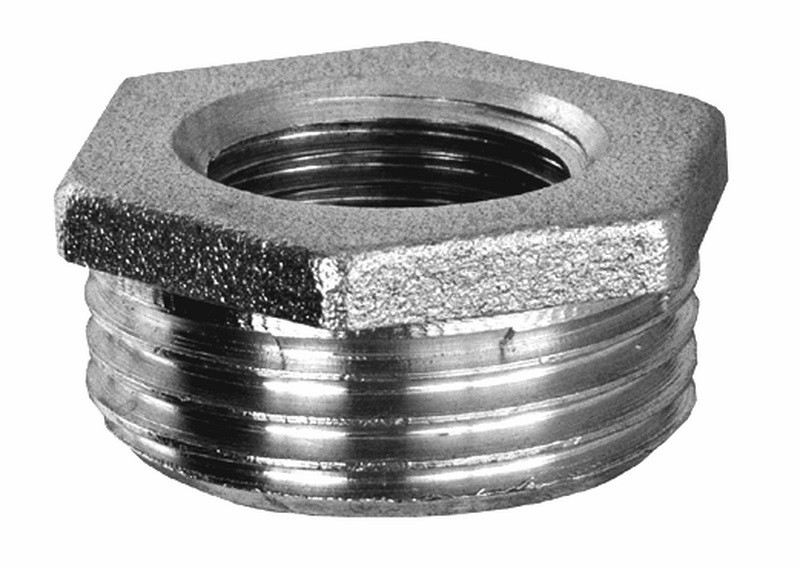 Verloopstuk 1” – ½” , vernikkeld messing