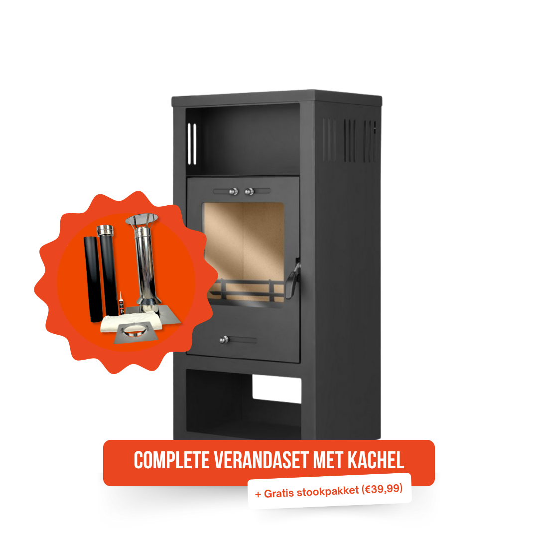 Complete veranda set W10 + Gratis stookpakket