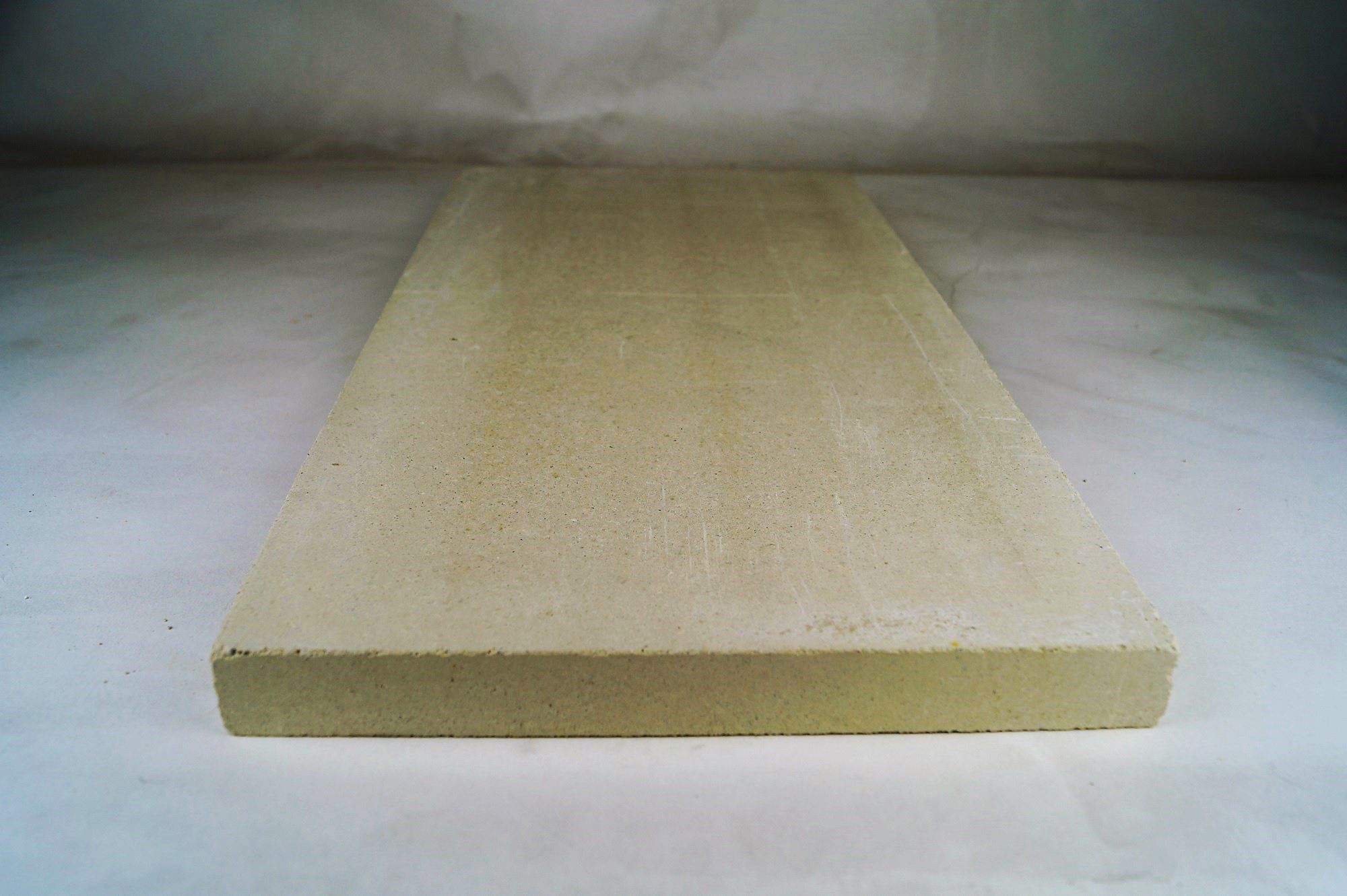 Vuurvaste plaat 500x250x30mm WIT per stuk