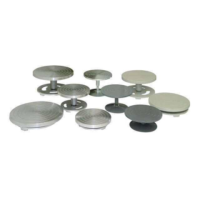 Boetseerschijven en draaischijven