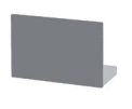 Vloerplaat antraciet staal 550x1000mm