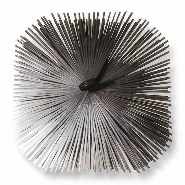 Borstelkop staal, vierkant, 250mm – 250mm