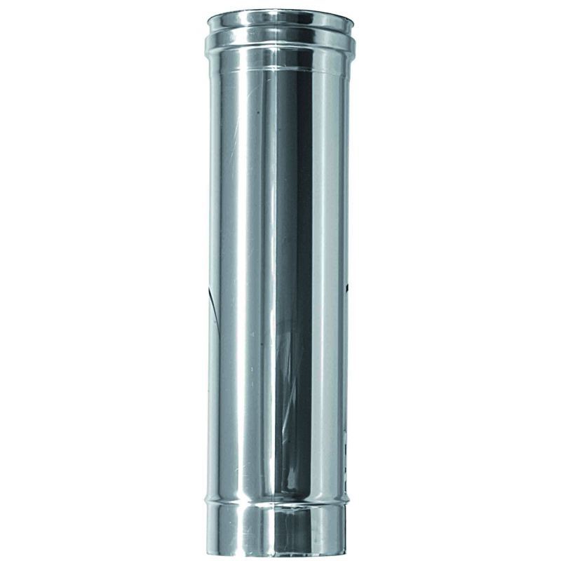 Enkelwandig rookkanaal RVS, diameter Ø500, 250mm pijp