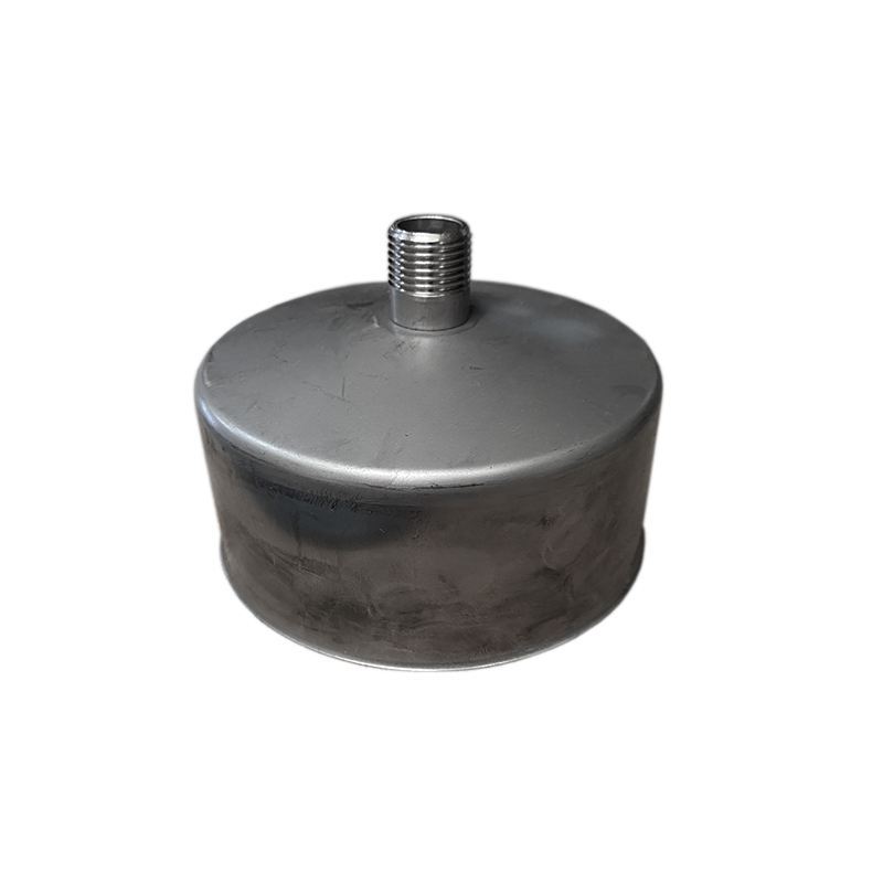Enkelwandig rookkanaal RVS, condensdop/-afvoer, diameter Ø500