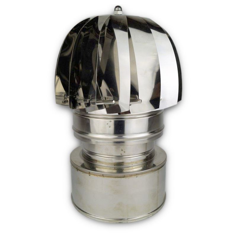 Rookkanaal RVS, aspiromatic, diameter Ø100-150