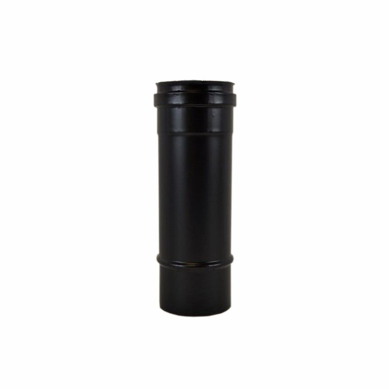 Pelletkachel rookkanaal zwart, diameter Ø80mm, 250mm pijp