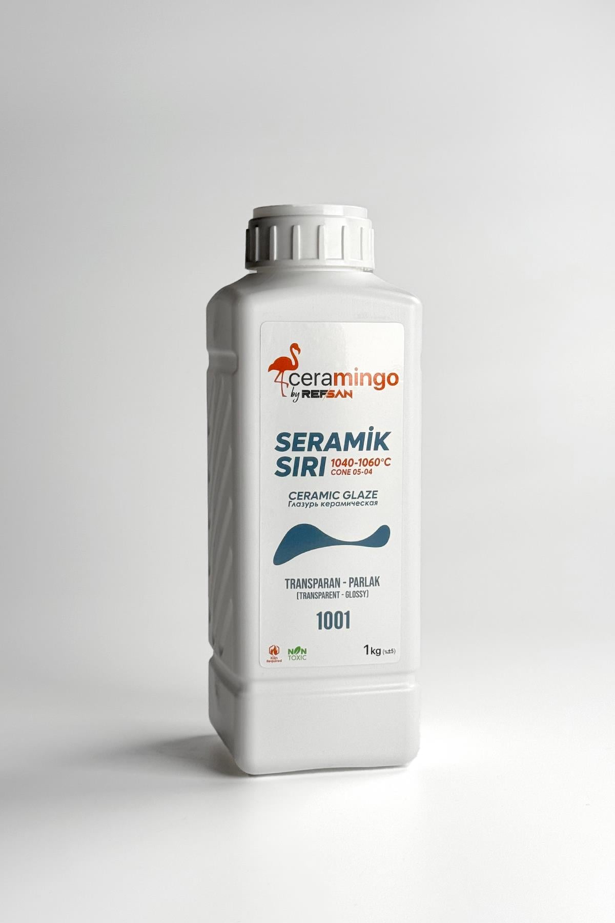 Transparant glansglazuur vloeibaar 1 kg – kant-en-klaar