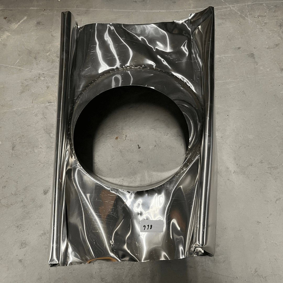 Aluminium loodslab ø250mm 30-45°.