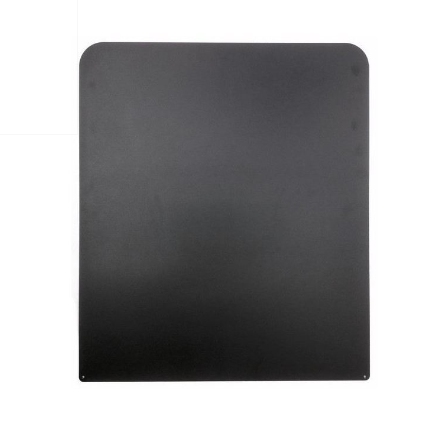 Vloerplaat zwart staal voor kachel, 600x700mm