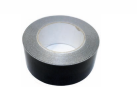 Tape aluminium zwart 50m, 50mm