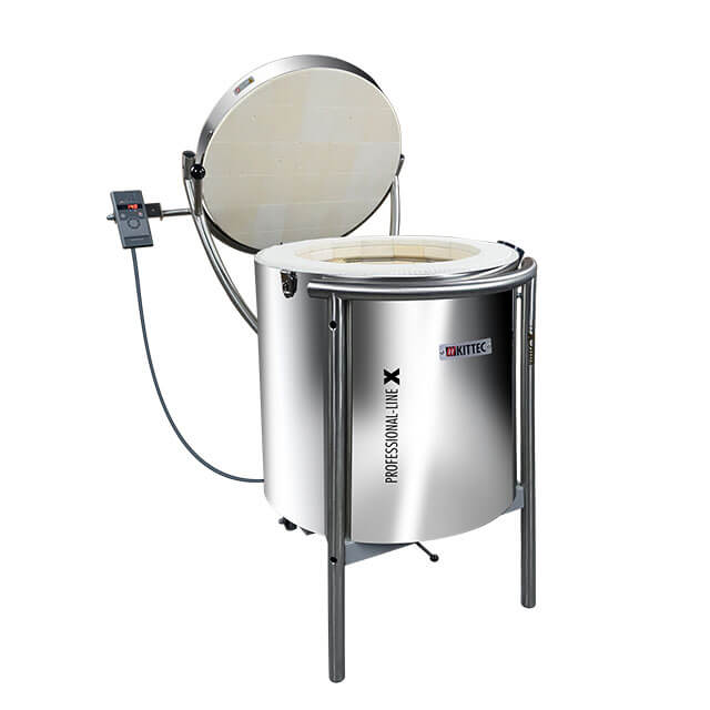 Kittec X-45 L Professional keramiekoven, Bovenlader, 1300°C, 230V / 400V