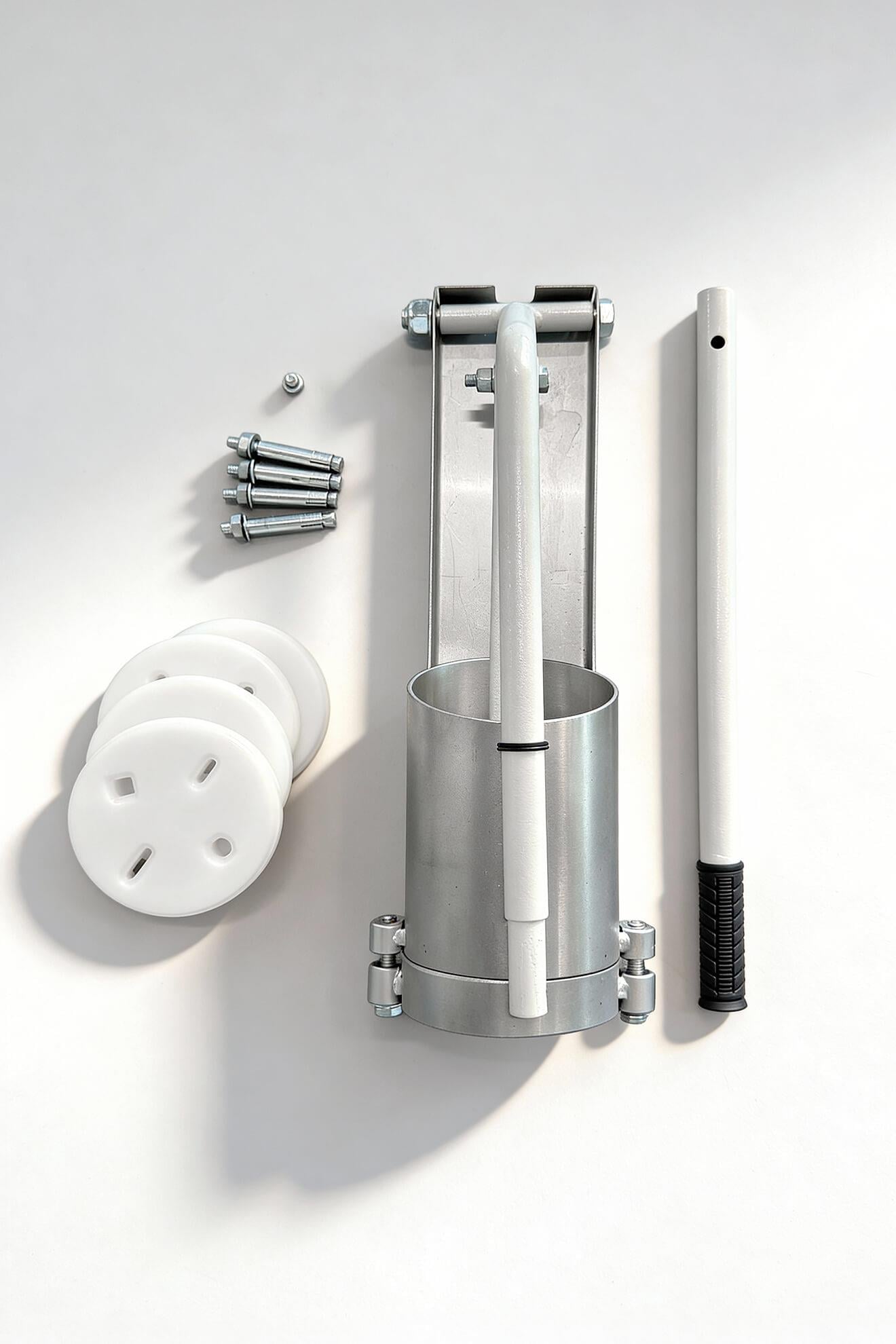 Wandgemonteerde kleipers extruder (desktop model)