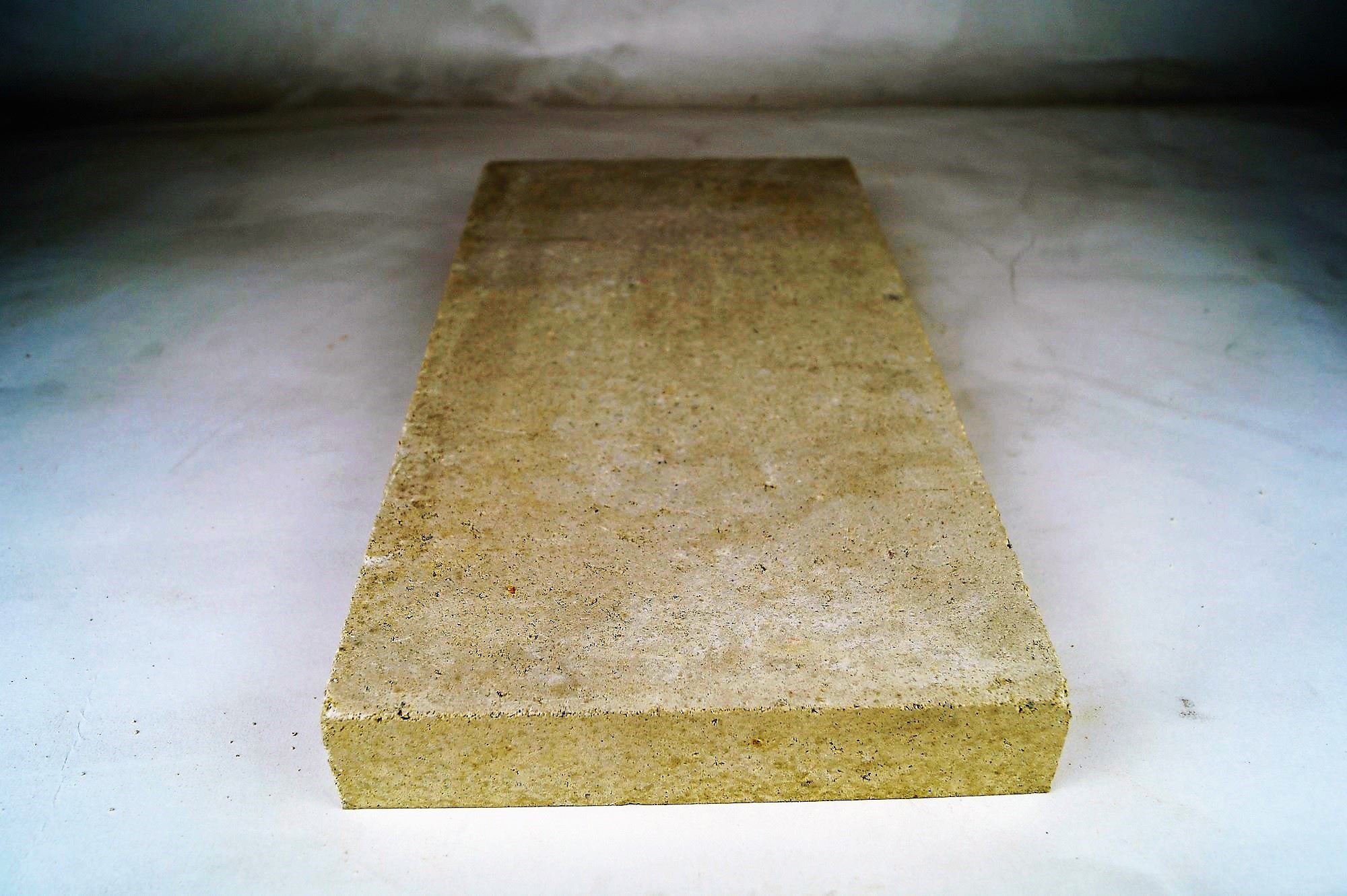 Vuurvaste plaat 500x220x28mm WIT (plat)