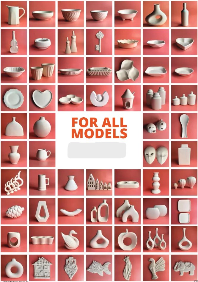 Biscuit keramiek assortiment – offerte op aanvraag