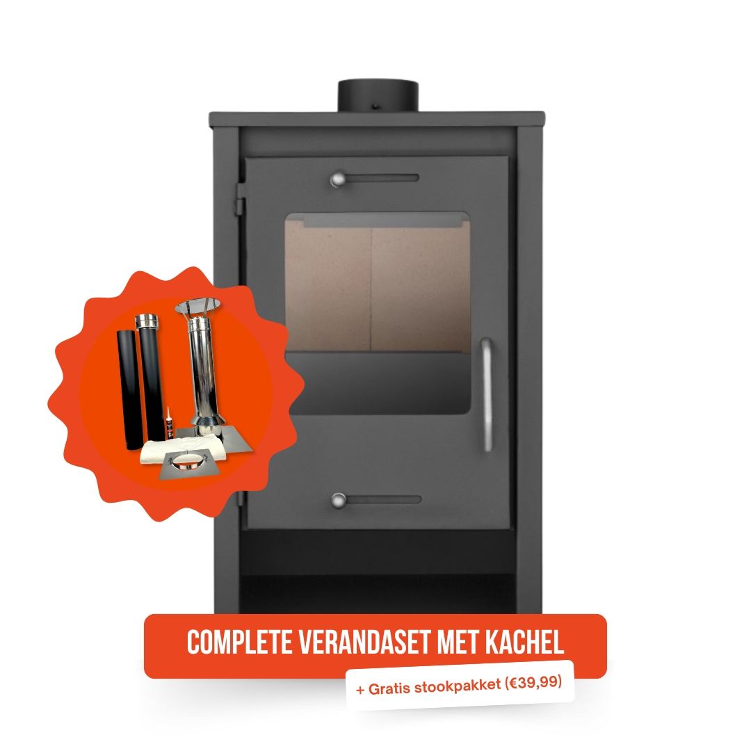 Complete veranda set W14 EKO + Gratis stookpakket
