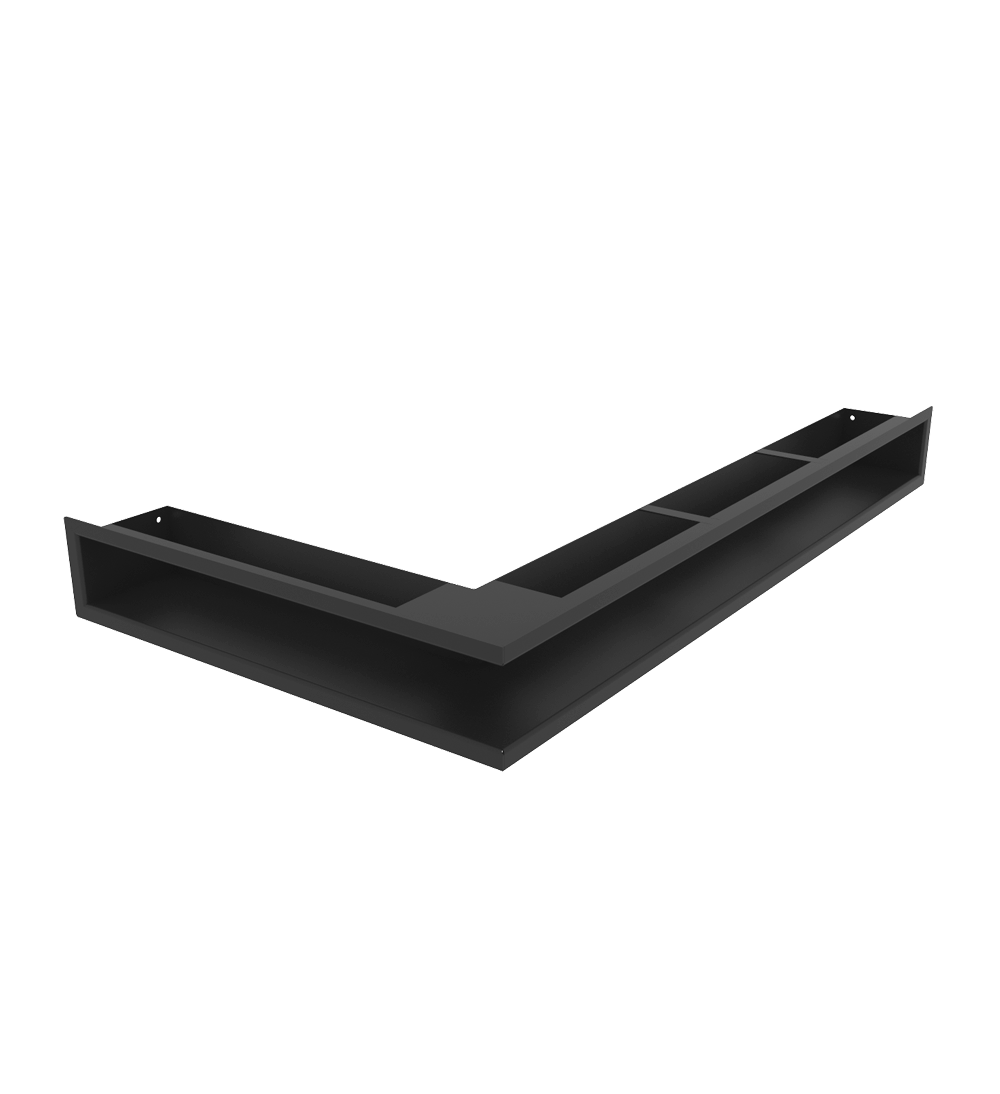 Hitze Ventilatieroosters Slim (Hoek) 800x450x90mm L